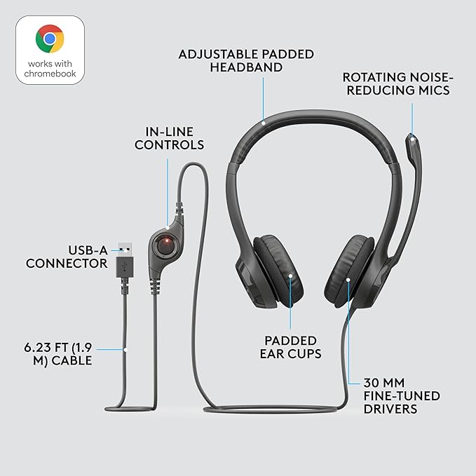 Logitech H390 gamingstoreuae Logitech H390 gamingstoreuae